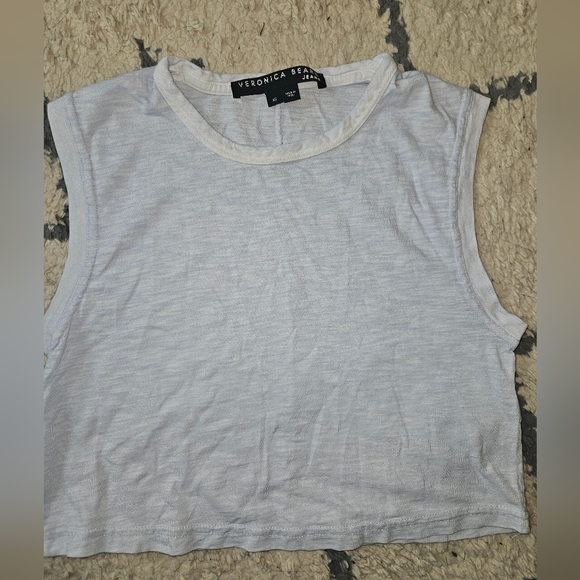 Veronica Beard Cropped Sleevless Tank Top Xs - Picture 1 of 4